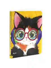 Коричневый блокнот А6 80 листов. Скетчбук карманный MeowBook от MyArt. Проф-Пресс