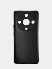 Чехол Honor X9b / Хонор Х9б черный, силиконовый, матовый