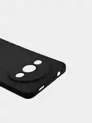 Чехол Redmi A3 / Редми А3 черный, силиконовый, матовый