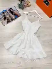 Белый сарафан женский летний
