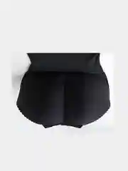 Черный трусы женские push-up, с накладкой на ягодицы