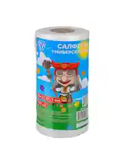Салфетки универсальные 100 штук в рулоне, 20x22 см