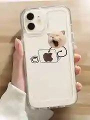 Белый чехол на iPhone 11 15 12 13 14 / Pro Max / Plus айфон про макс прозрачный силиконовый