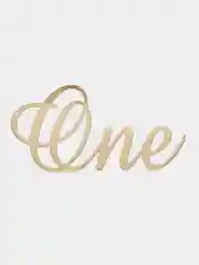 Топпер "One" для оформления торта из акрила, №2