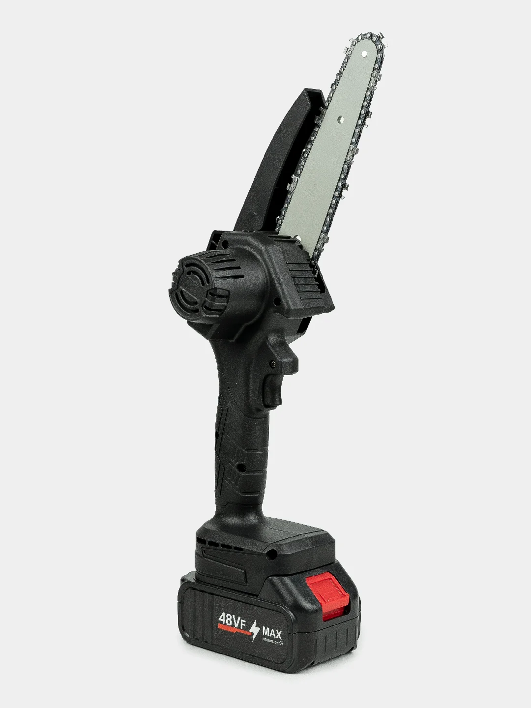 Угольный пила аккумуляторная цепная, мини, садовая, сучкорез, 48V, с 2 аккумуляторами