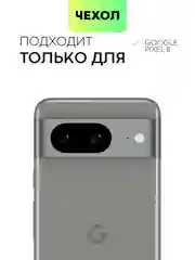 Прозрачный чехол для Google Pixel 8, 8 Pro, силиконовый BROSCORP противоударный с усиленными углами