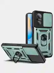 Зеленый чехол противоударный armors для Huawei Nova 9 SE / Хуавей Нова 9 SE с защитой камеры