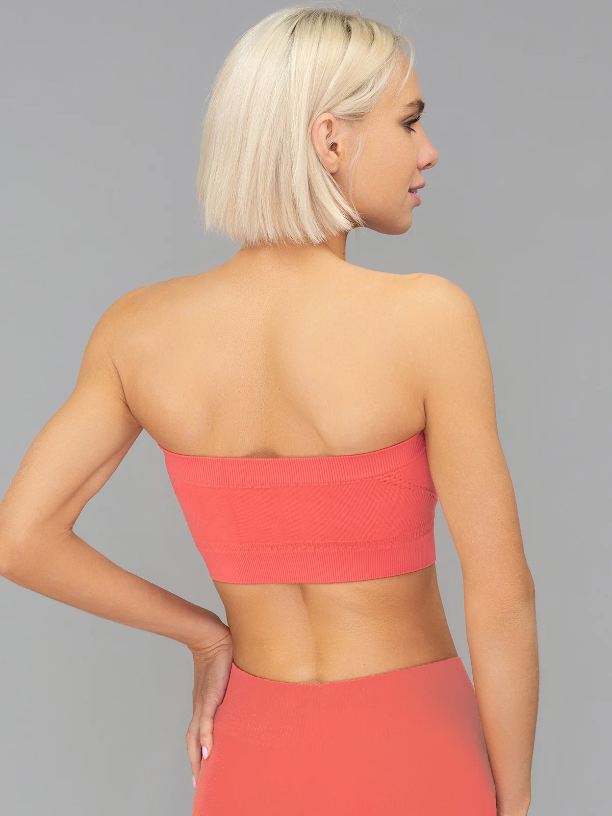 Коралловый топ Giulia Bandeau