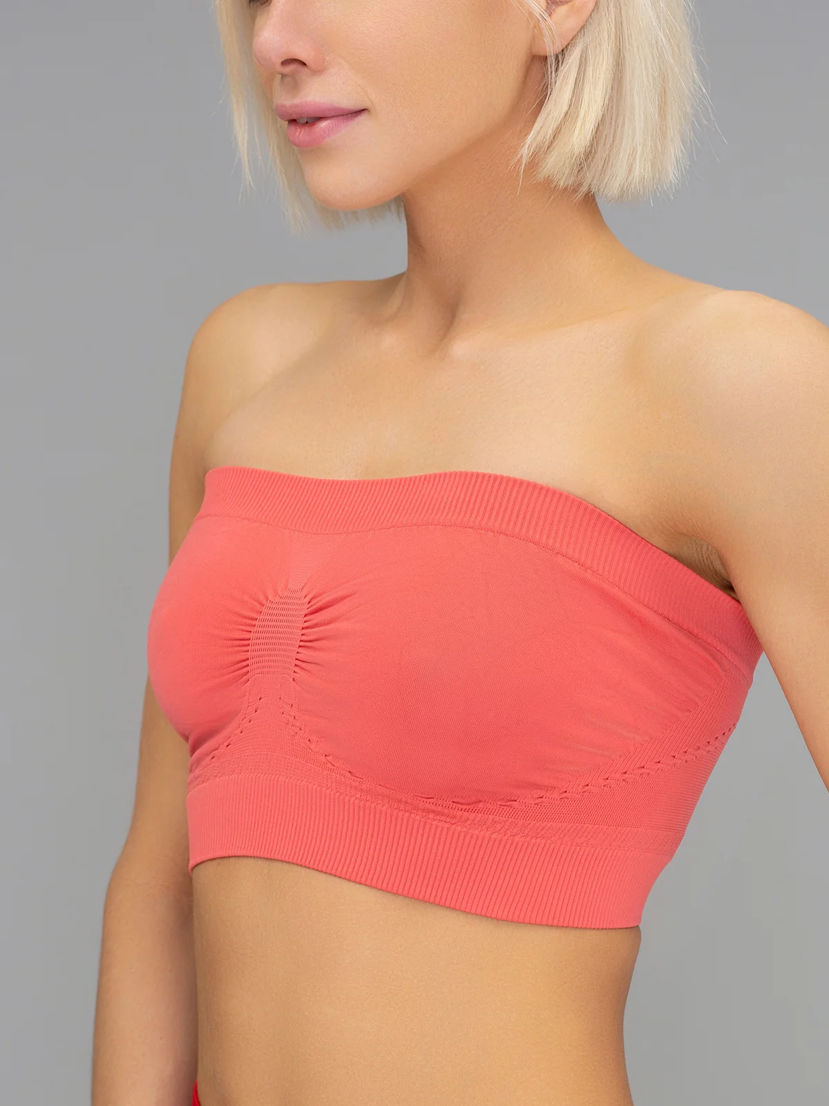 Коралловый топ Giulia Bandeau