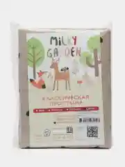 Простынь сатин Milky Garden "Adele" 150x215 см, 200x215 см, 240x215 см