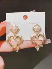 Женские винтажные серьги - подвески в виде сердец