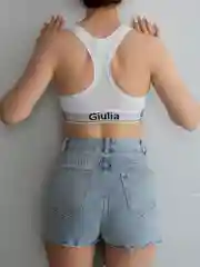 Белый топ Giulia Cotton Bra 01