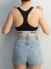 Черный топ Giulia Cotton Bra 01