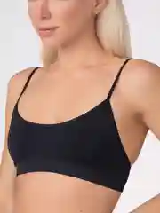 Черный топ Giulia BRASSIERE RIB