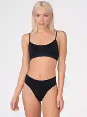 Черный топ Giulia BRASSIERE RIB