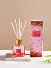 Розовый ароматический диффузор для дома с палочками, аромадиффузор