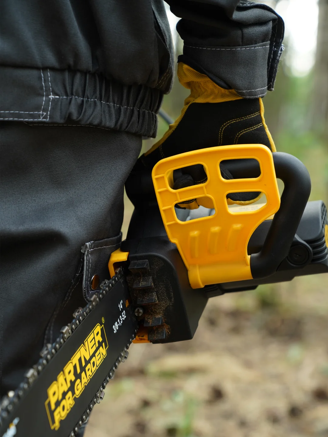 Пила цепная электрическая Partner for Garden ES-350(1800Вт,14"/ 35см шина,цепь 3/8-1,3-52)