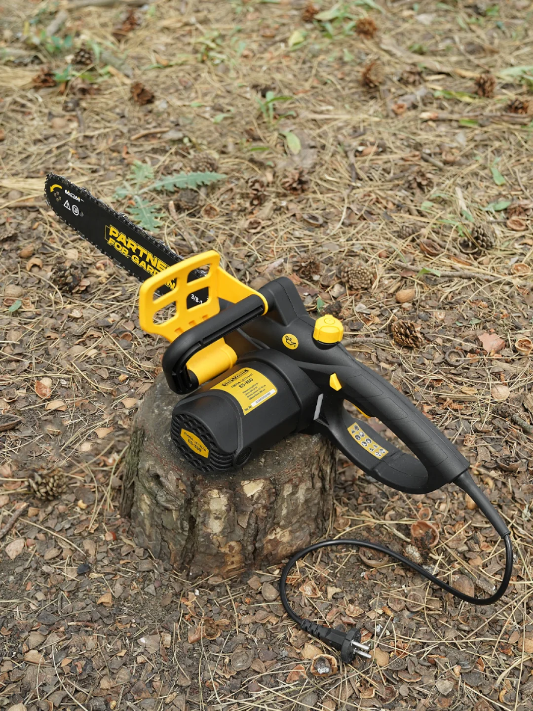Пила цепная электрическая Partner for Garden ES-350(1800Вт,14"/ 35см шина,цепь 3/8-1,3-52)