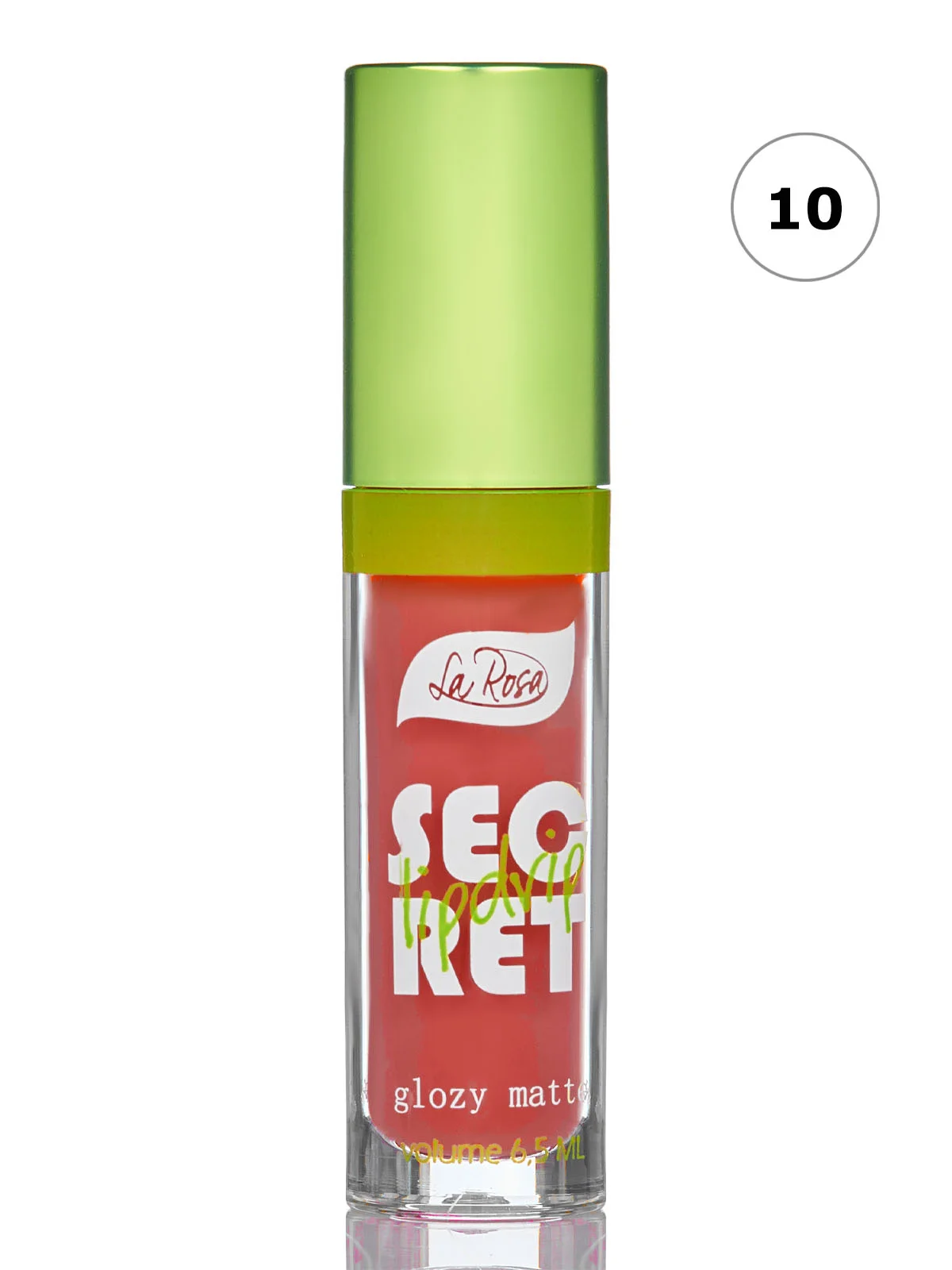 Красный блеск для губ "SECRET" Глянцевый Финиш