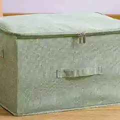 Короб для хранения вещей, белья, ящик, контейнер,  органайзер, лен/хлопок