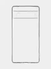 Прозрачный чехол для Google Pixel 7A силиконовый BROSCORP прозрачный с защитой камер и от прилипания