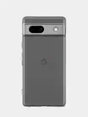 Прозрачный чехол для Google Pixel 7A силиконовый BROSCORP прозрачный с защитой камер и от прилипания