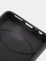 Черный чехол для Tecno Pova 5 противоударный КАРТОФАН пластиковый с кольцом-магнитом и шторкой