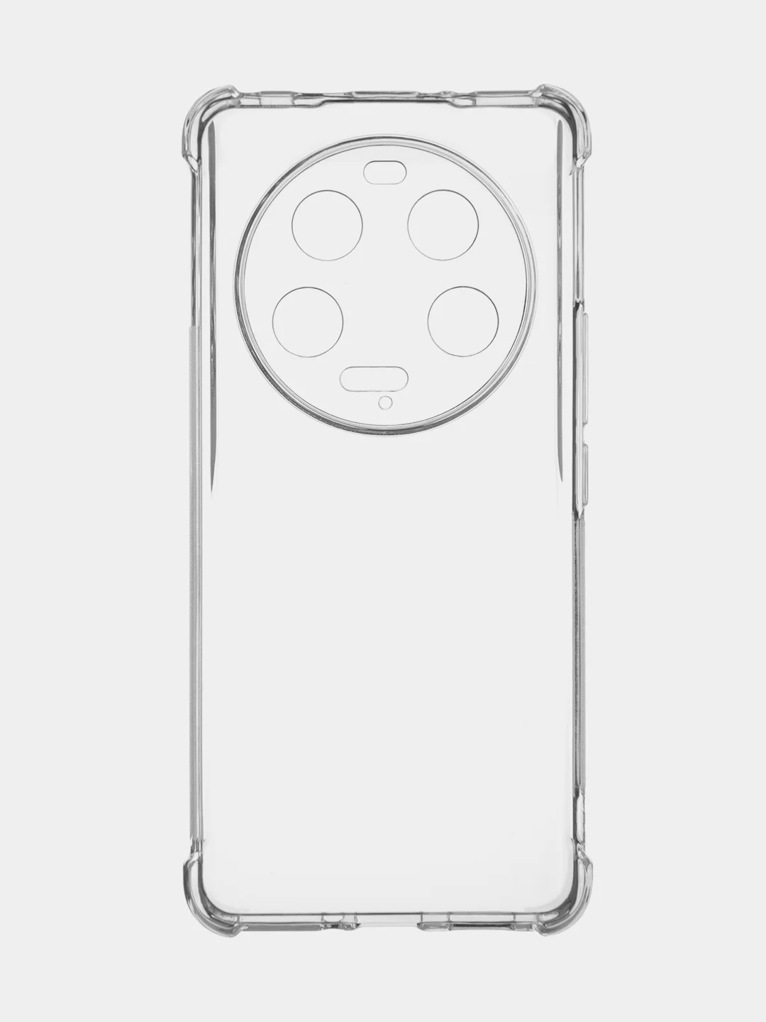 Прозрачный чехол для Xiaomi 13 Ultra противоударный силиконовый BROSCORP прозрачный, усиленные углы