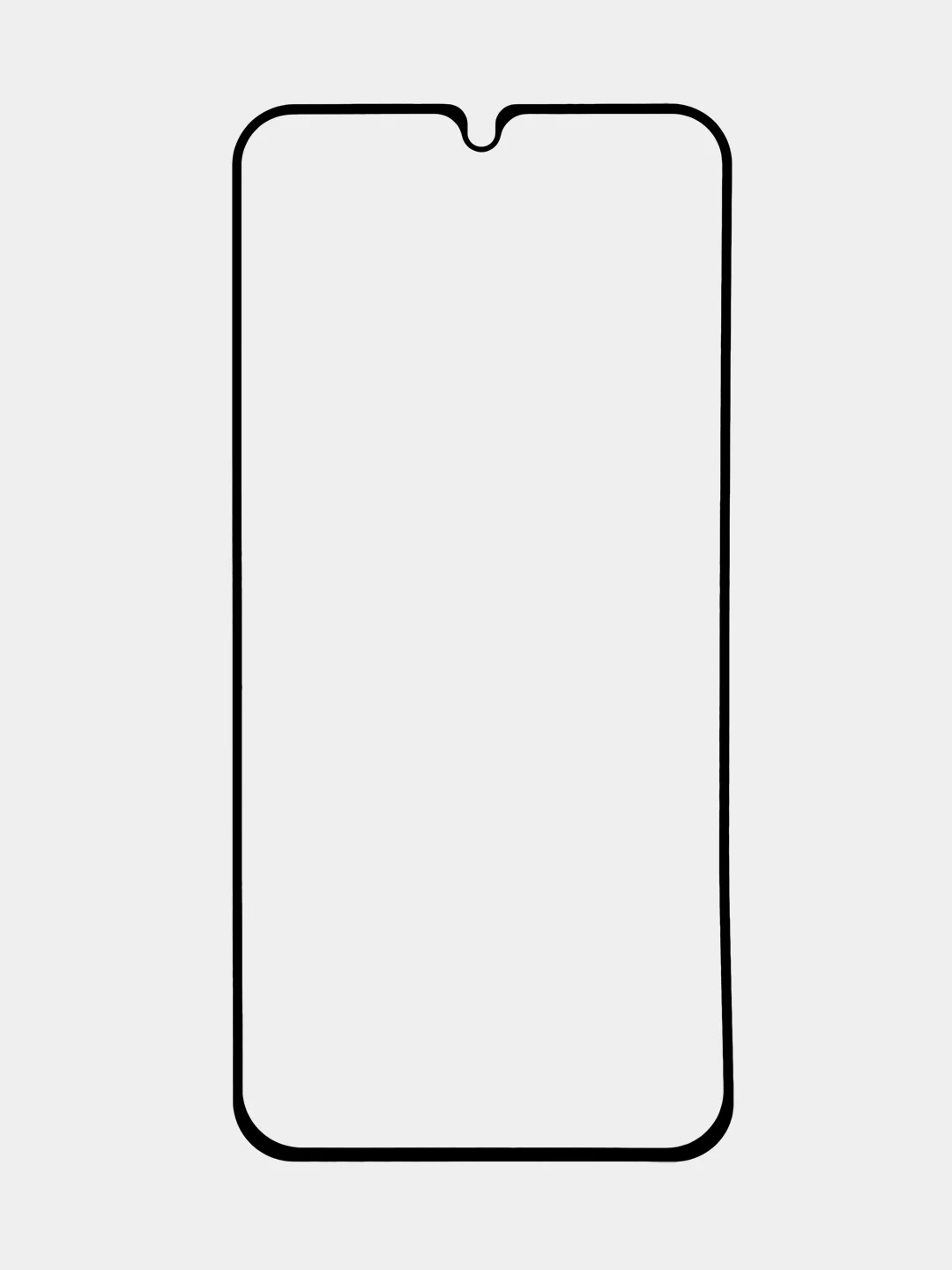 Белый стекло для Samsung Galaxy A34, M34 защитное ROSCO с олеофобным покрытием и рамкой, матовое