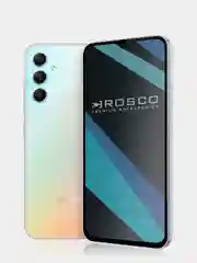 Белый стекло для Samsung Galaxy A34, M34 защитное ROSCO с олеофобным покрытием и рамкой, матовое