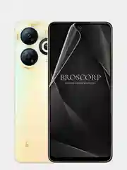 Прозрачный 1-2шт плёнка для Infinix Zero 30 4G/ 5G, Smart 8/ Pro/ Plus защитная BROSCORP гидрогелевая