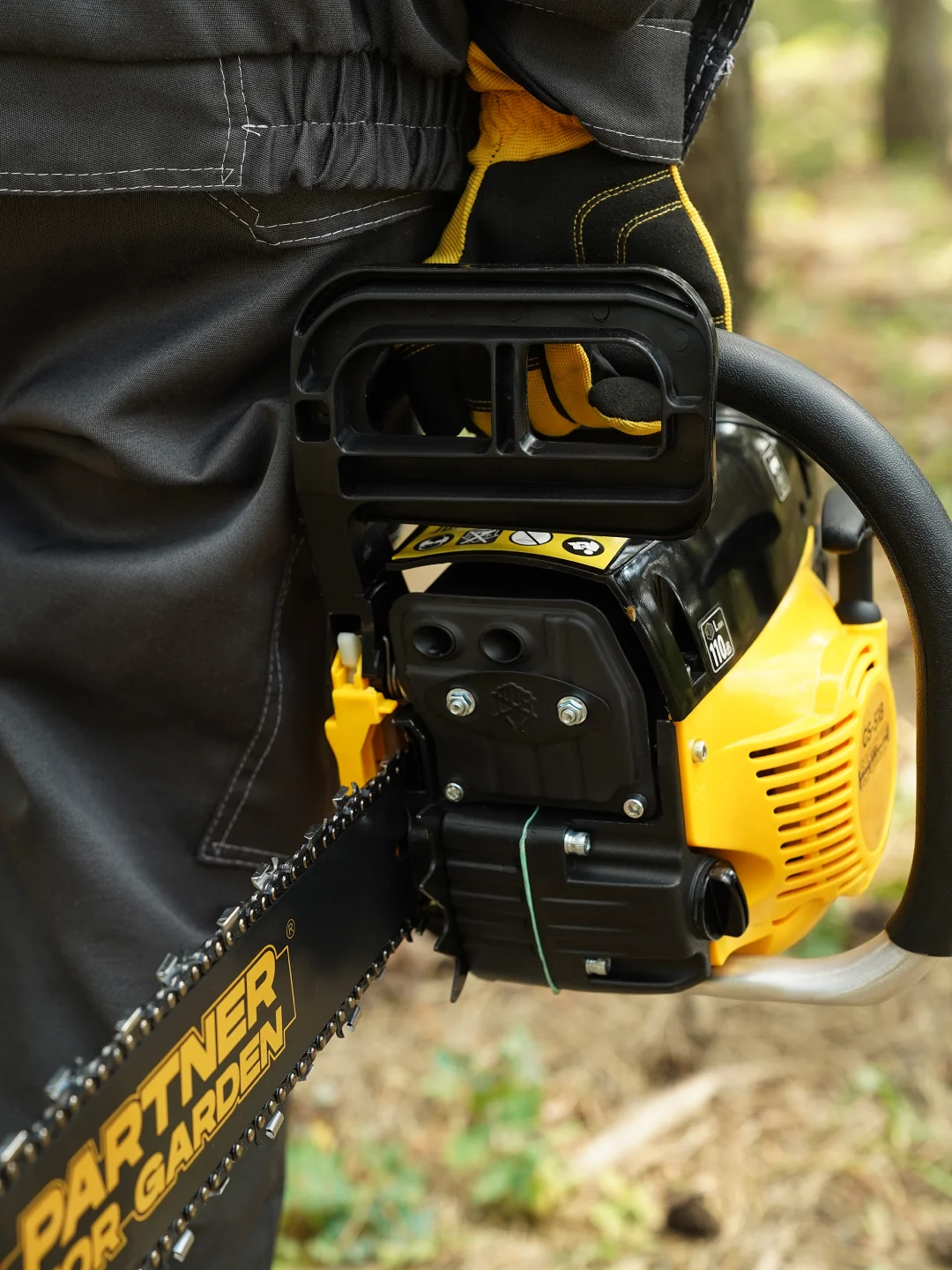 Бензопила цепная Partner for Garden GS 518 3,5 л.с, мощность 2,4 кВт, легкий запуск