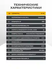 Пылесос промышленный / строительный ELECTROLITE ПС 20С, 1500 Вт, 20 л, розетка для инструмента