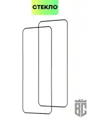 Прозрачный 1-2 шт стекло для Xiaomi 13 / 14 защитное BROSCORP с олеофобным покрытием и черной рамкой