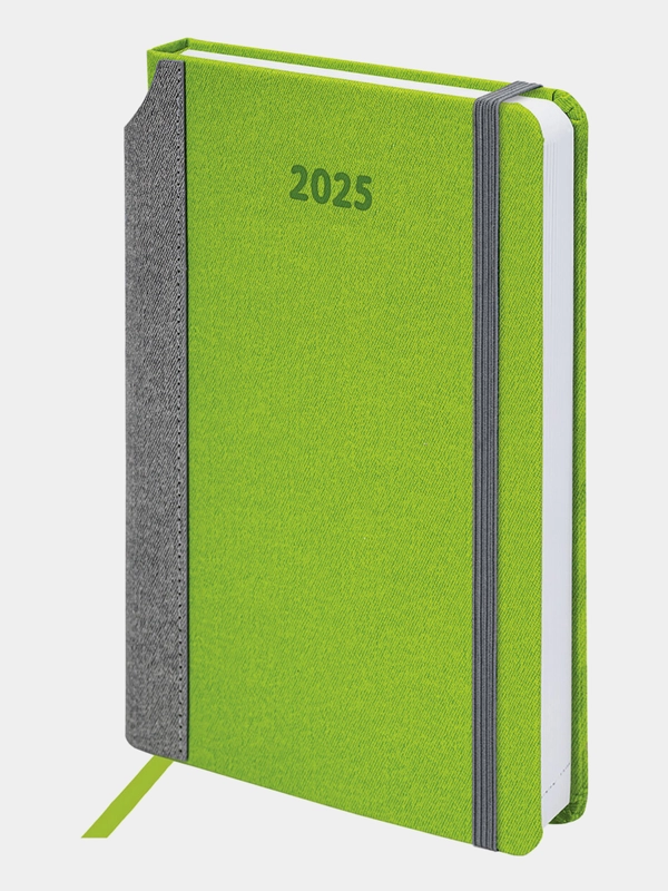 Ежедневник датированный 2025 Brauberg, планер планинг записная книжка А5, под кожу