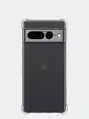 Прозрачный противоударный чехол для Google Pixel 7 Pro силиконовый BROSCORP с усиленными углами