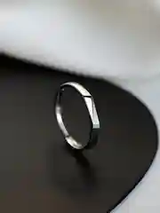 Кольцо женское посеребренное