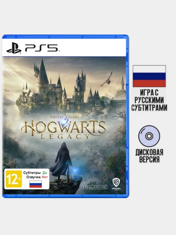 Игра Hogwarts Legacy PS5, диск на PS5, игры на PS5, Русские субтитры / Интерфейс