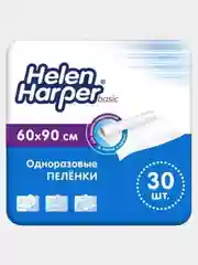 Пеленки одноразовые для взрослых, детей, животных Helen Harper, basic, 30 шт, 60*90 см