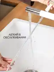 Белый щетка от засоров / ерш для труб / очиститель труб / трос для прочистки труб от засоров