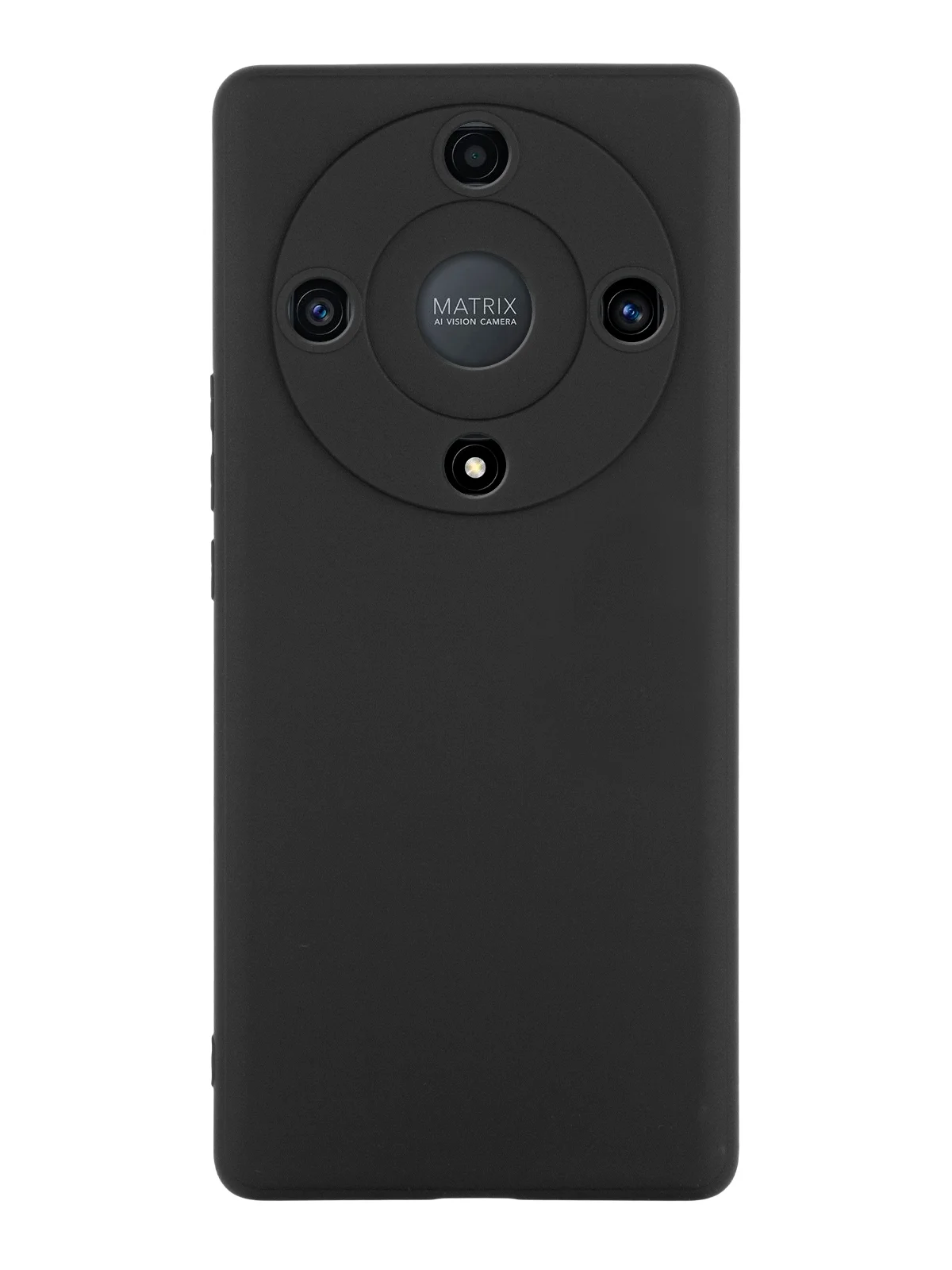 Фиолетовый чехол для Honor X9a 5G/Magic5 Lite силиконовый Broscorp, матовый, c бортиком-защитой камер