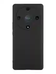 Фиолетовый чехол для Honor X9a 5G/Magic5 Lite силиконовый Broscorp, матовый, c бортиком-защитой камер