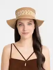 Карамельный женская шляпа соломенная, летняя панама пляжная