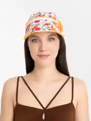Оранжевый бандана женская, летняя