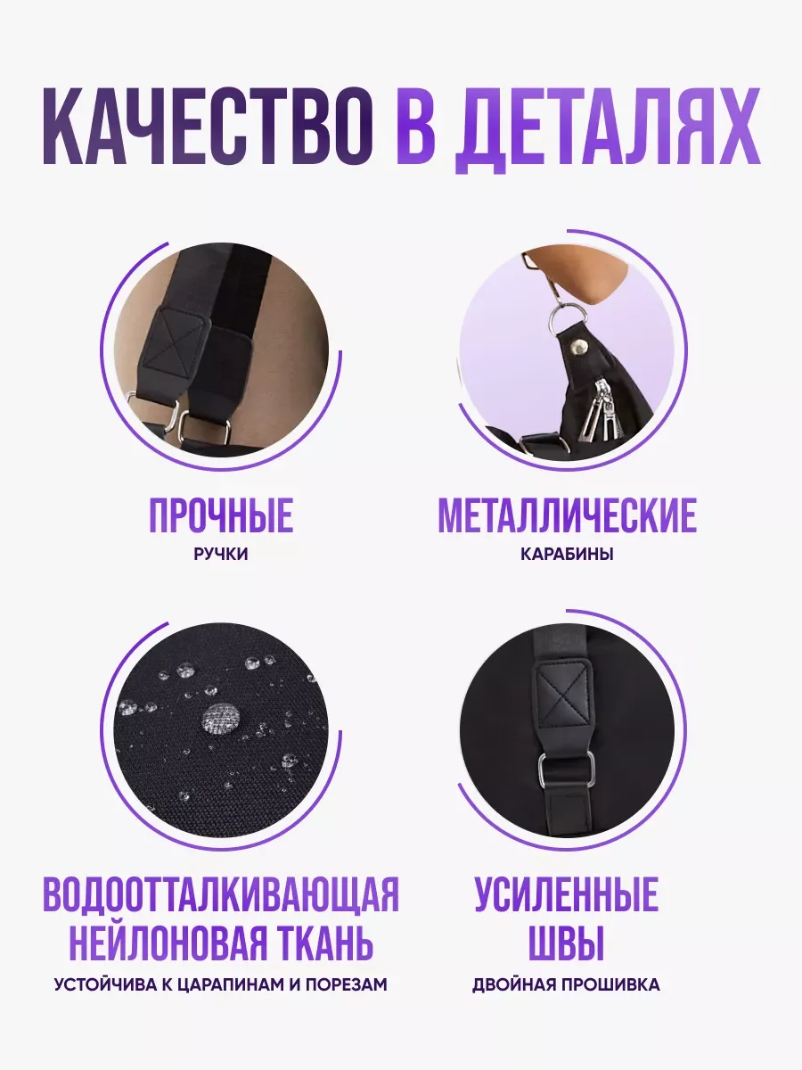 Черный дорожная спортивная сумка