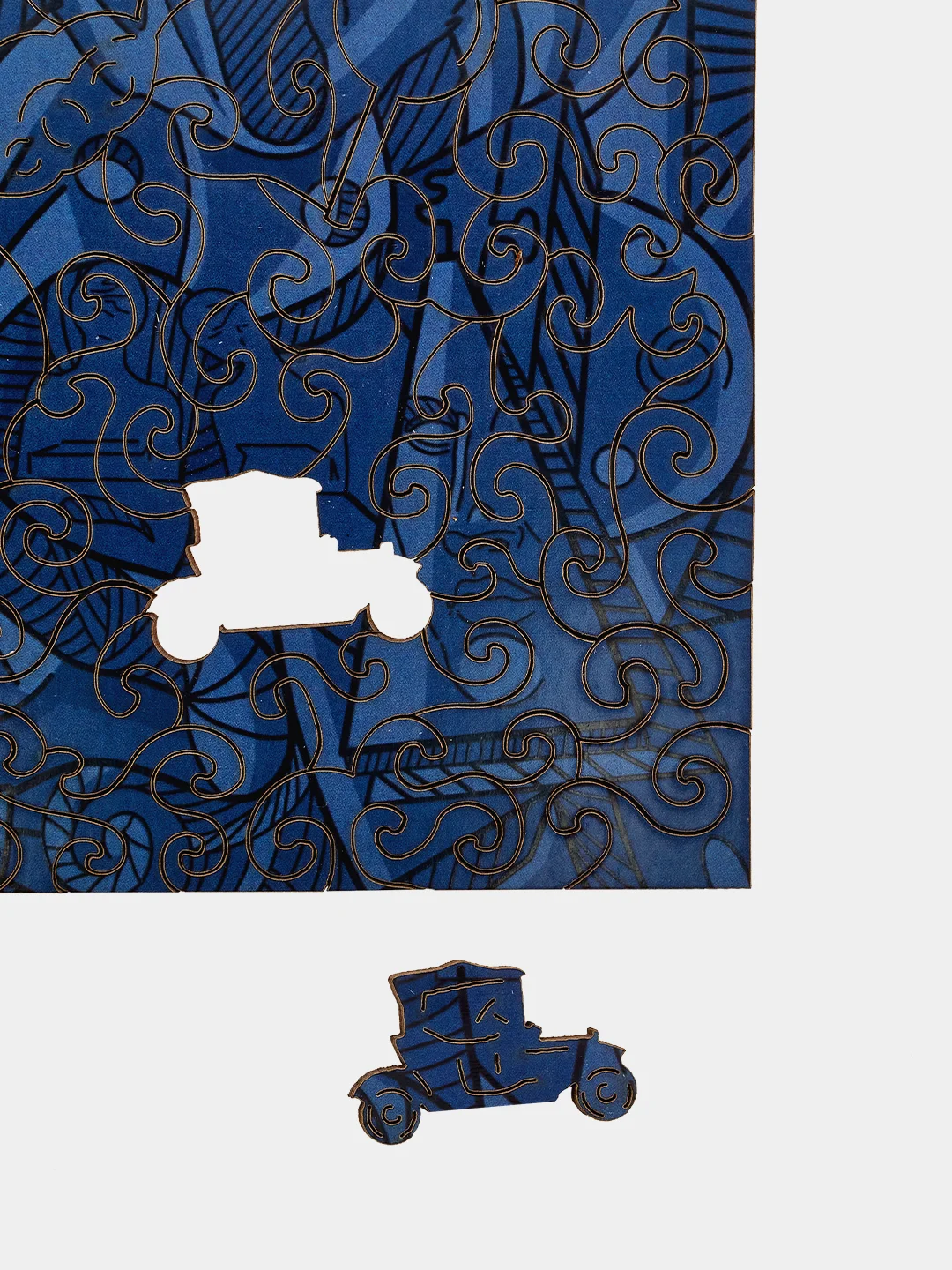 Деревянный фигурный пазл Active Puzzles "Поп Арт Дали", 40х40 см, 475 деталей