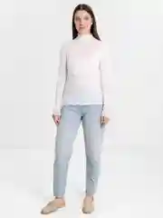 Белый лонгслив прозрачный
