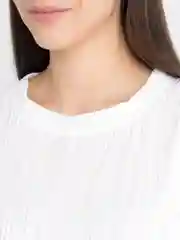 Белый лонгслив