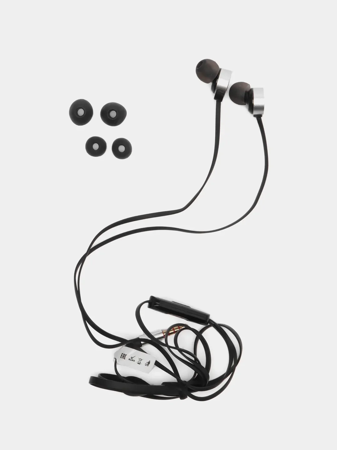 Белый наушники проводные GFPower S03, с микрофоном
