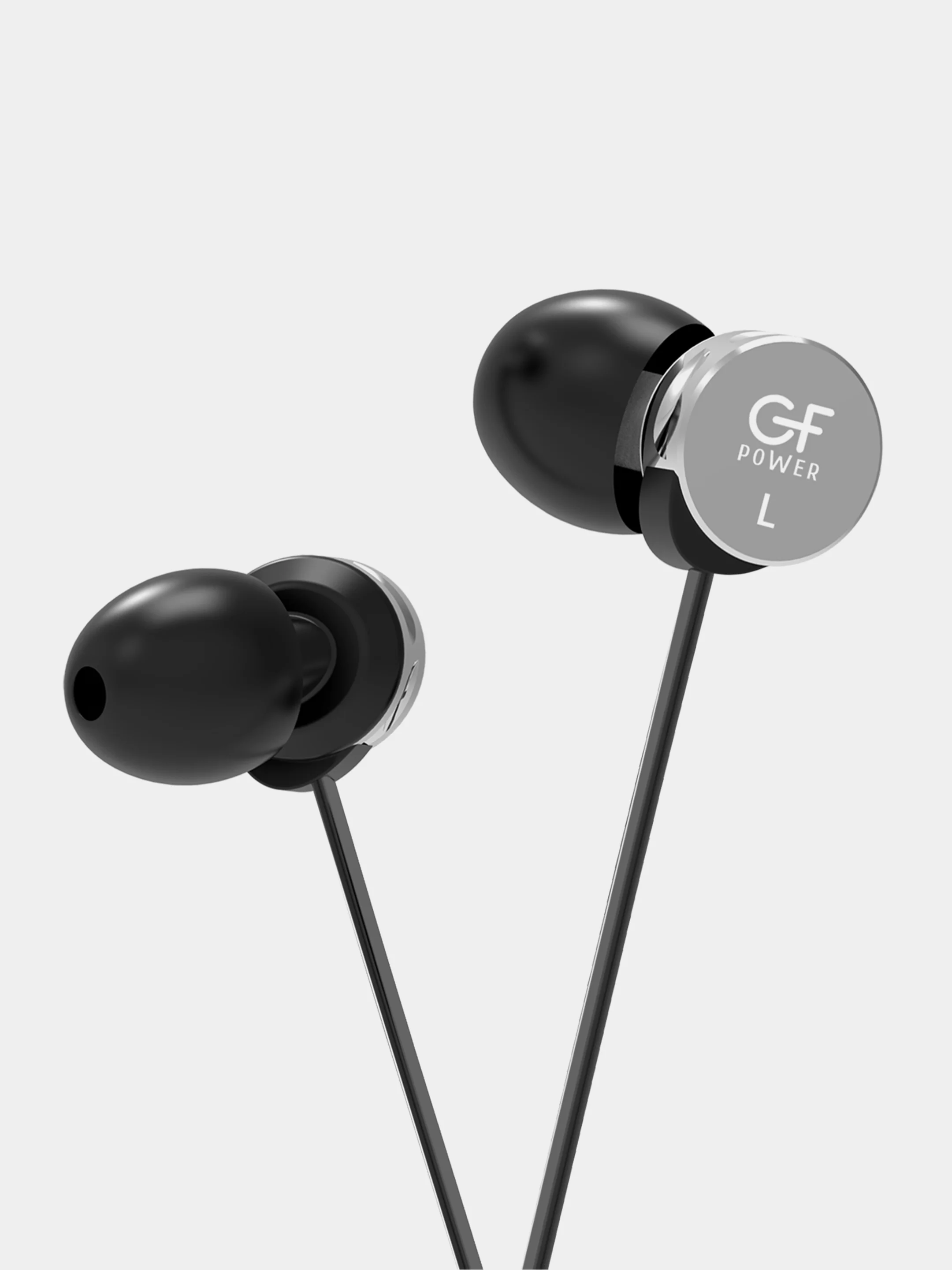 Белый наушники проводные GFPower S03, с микрофоном